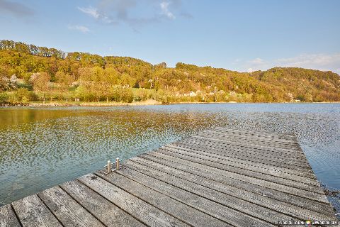 Gemeinde Marktl Landkreis Altötting Marktler Badesee Steg (Dirschl Johann) Deutschland AÖ